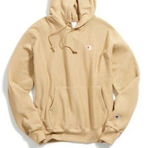 Champion Reverse Weave Hoodie Sweatshirt | Taupe | Size M